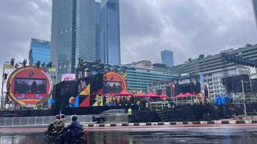 Pantauan Situasi Bundaran HI Jelang Malam Tahun Baru