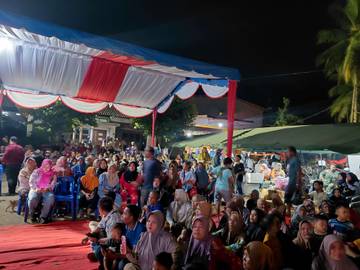 Presiden Prabowo Sambut Tahun Baru di Pengungsian