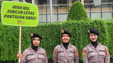 Warga Padati Bundaran HI di Malam Tahun Baru