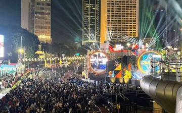 Ribuan Warga Doakan Korban Bencana di Bundaran HI