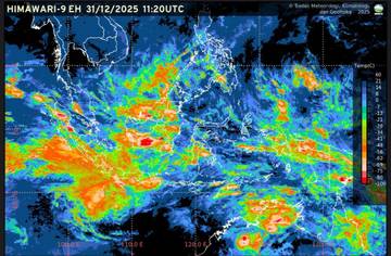 Prakiraan Cuaca Sejumlah Kota di Indonesia 1 Januari 