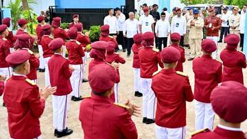 Yel-yel Siswa, Ungkapan Terima Kasih untuk Presiden