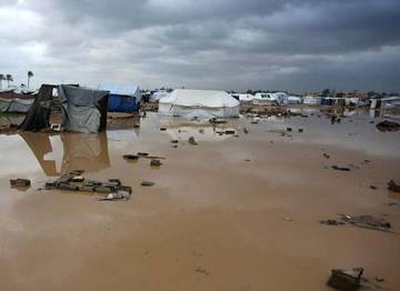 Badai Hujan Gaza Sebabkan Banjir, 6 Orang Meninggal