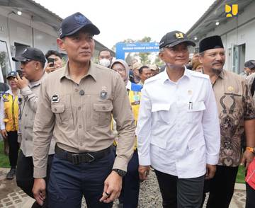 Kementerian PU Resmikan 84 Huntara Aceh Tamiang