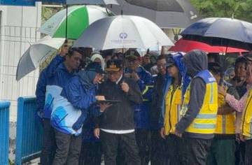 Pintu Air Cengkareng Siaga 1, Pramono Pastikan Aliran Lancar