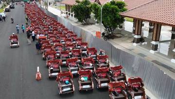 Ketika Penarik Becak Listrik Sampaikan Doa untuk Presiden 
