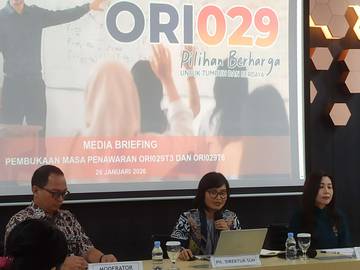 Kemenkeu Buka Masa  Penawaran Instrumen Investasi ORI029