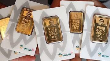 Harga Emas Antam di Pegadaian Sentuh Rp3,2 Juta/Gram
