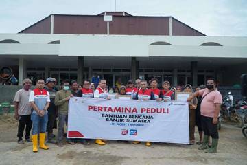 PHE OSES dan Pertamina EP Salurkan Bantuan Banjir di Aceh Tamiang