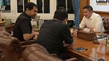  Seskab Terima Gubernur Aceh Bahas Pemulihan Pascabencana 