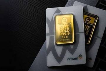 Harga Emas Antam Melemah Rp48.000 Hari Ini