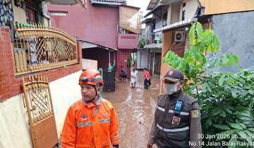 Jumat Siang ini 53 RT Jakarta Masih Tergenang
