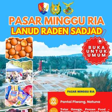 Pasar Minggu Ria Hidupkan Pantai Piwang Natuna
