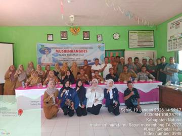 Musrenbangdes Bunguran Timur Laut Rampung