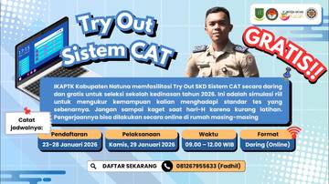DPK IKAPTK Natuna Gelar Try Out IPDN 2026