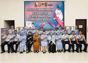 Lanud RS Menggelar Deteksi Dini Kanker Rahim