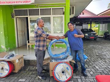 ​Petani Sabang Terima Bantuan Pompa Air