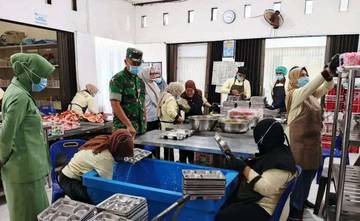 Dandim Sabang Tinjau Standar Gizi Dapur MBG