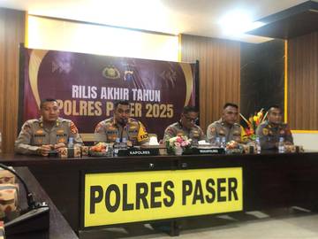 Polres Paser Ungkap 130 Kasus Narkoba Sepanjang 2025