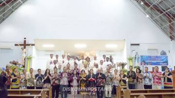 Pemkab Mahulu Gelar Misa Natal Oikumene 2025/2026