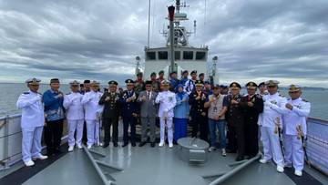 Danlanal Balikpapan Pimpin Upacara Hari Dharma Samudera 2026