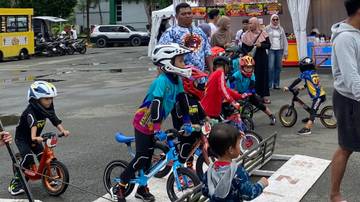 Pushbike Atlet Cilik Ramaikan PRK Samarinda