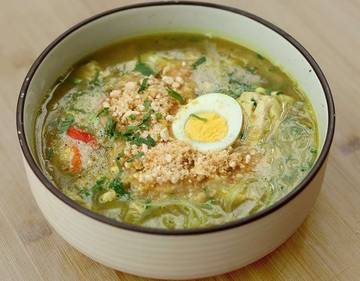 Resep Soto Lamongan Gurih Koya Melimpah