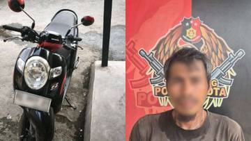 Motor Digelapkan Tetangga, Polisi Amankan Pelaku