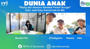 Duo Bocah Pahlawan Lingkungan Penjaga Sungai Samarinda