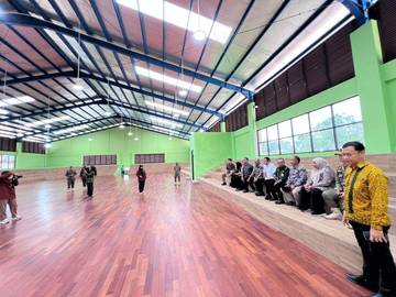 Bupati Paser Tinjau Langsung Progres Pembangunan Venue Porprov