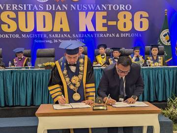 Wisuda ke-86, Udinus-Bank Jateng Luncurkan Pintar ASN
