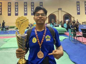 Mahasiswa USM, Javier Konsisten Menangi Kejuaraan Pencak Silat