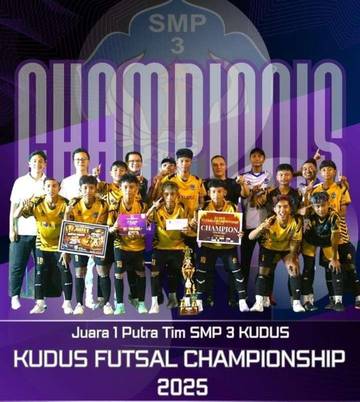 Tim SMP 3 Kudus Juarai Futsal Championship 2025 