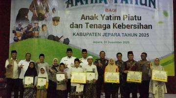 Pemkab Jepara–Baznas Salurkan Santunan Akhir Tahun