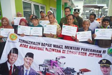 Dukung Pertanian, Jepara Dapat Bantuan Alsintan Rp7,7 Miliar