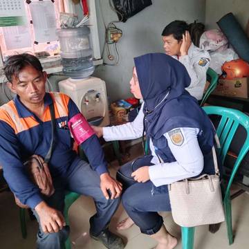 ​KAI Semarang Pastikan Kesehatan Petugas  Selama Penanganan Genangan 