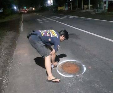   Aksi RJP Purworejo Amankan Jalan Lewat Dana Swadaya