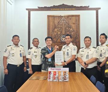 Gandeng Swasta, Lapas Semarang Ajarkan Usaha Kopi ke Warga Binaan