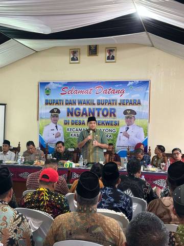 Bupati Jepara Serap Aspirasi Lewat Program Ngantor Desa