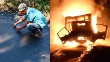 Truk Terbakar, Warga Sampaikan Dumas ke Polres Sibolga