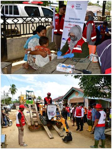 Aksi Kemanusiaan PMI Bantu Pemulihan Pascabencana Tapteng