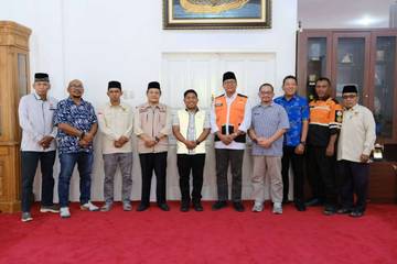 Syukri-Pantas Terima Kunjungan Deputi II Baznas RI 