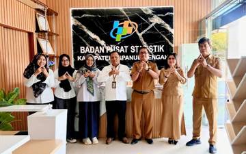 Plh. Kadis Kominfo Kunjungi BPS Tapteng