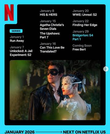 Film & Tayangan Baru Netflix Januari Tahun 2026 