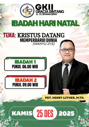 Natal, Awal Pembaharuan Allah Bagi Manusia  