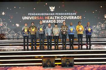 Provinsi PBD dan Lima Kabupaten Raih UHC Awards 2026