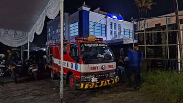 Damkar Bangka Terjunkan Personel di Malam Tahun Baru 