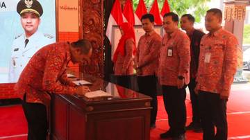 Pemkab Mojokerto Tandatangani Pakta Integritas Anti Korupsi