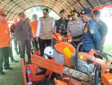 Kesiapsiagaan Bencana, Pemkab Klaten Gelar Personil Dan Peralatan