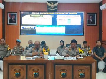 Polres Klaten Catat Kenaikan Kinerja, Penurunan Kejahatan Umum